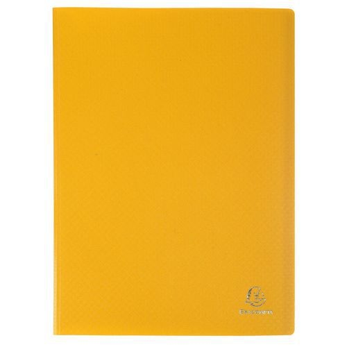 Reliure plastique 30 volets transparents A4 - Jaune - Image principale