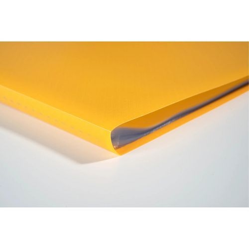 Reliure plastique 30 volets transparents A4 - Jaune - Image 2