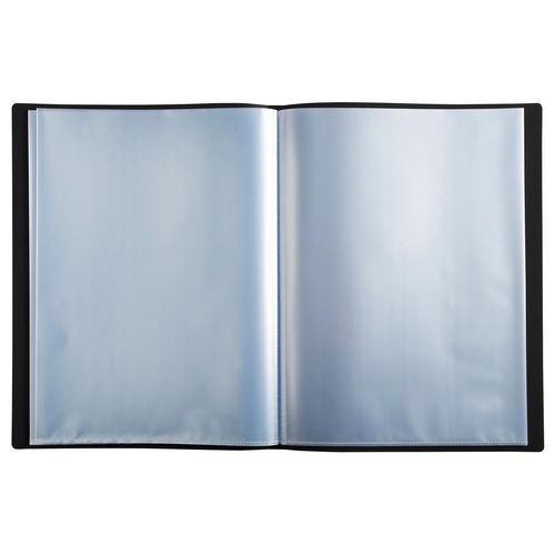 Reliure plastique 30 volets transparents A4 - Noir - Image 4