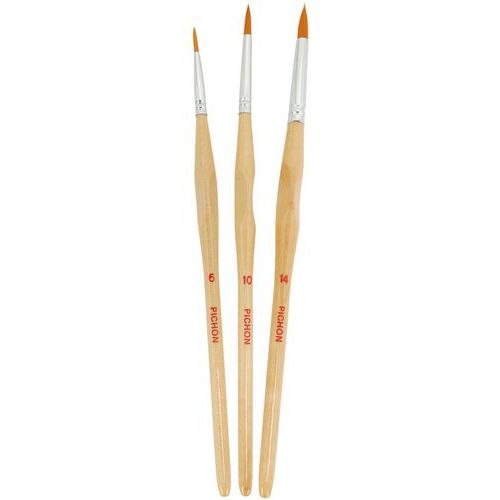 Kit 30 pinceaux poils synthétiques pichon - Image principale