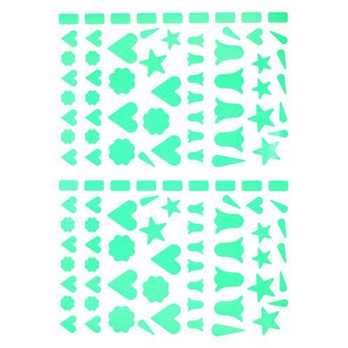Pochette 40 feuilles gommettes (4500 gommettes) - Etoiles et clochettes - Image 9