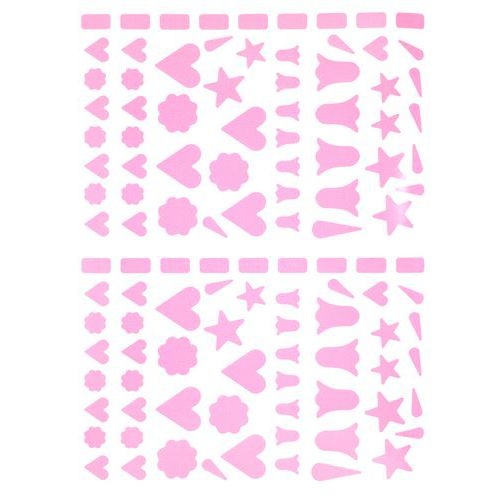Pochette 40 feuilles gommettes (4500 gommettes) - Etoiles et clochettes - Image 6