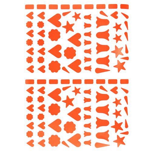 Pochette 40 feuilles gommettes (4500 gommettes) - Etoiles et clochettes - Image 10