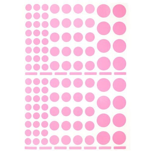 Pochette 40 feuilles gommettes (4150 gommettes) - rondes de différents diamètres - Image 3
