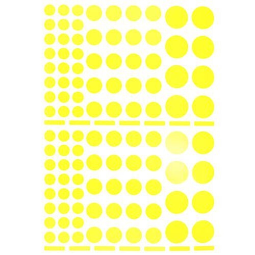 Pochette 40 feuilles gommettes (4150 gommettes) - rondes de différents diamètres - Image 10