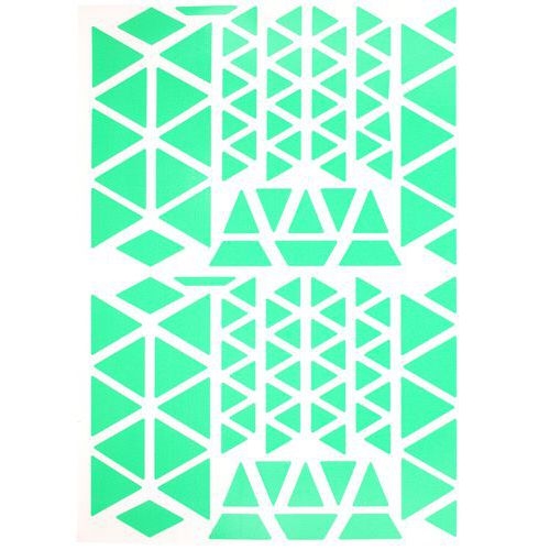 Pochette 40 feuilles gommettes (4800 gommettes) - triangulaires - Image 4