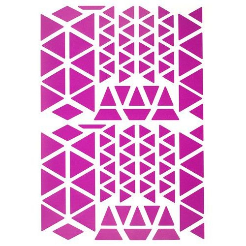 Pochette 40 feuilles gommettes (4800 gommettes) - triangulaires - Image 5
