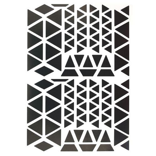 Pochette 40 feuilles gommettes (4800 gommettes) - triangulaires - Image 3