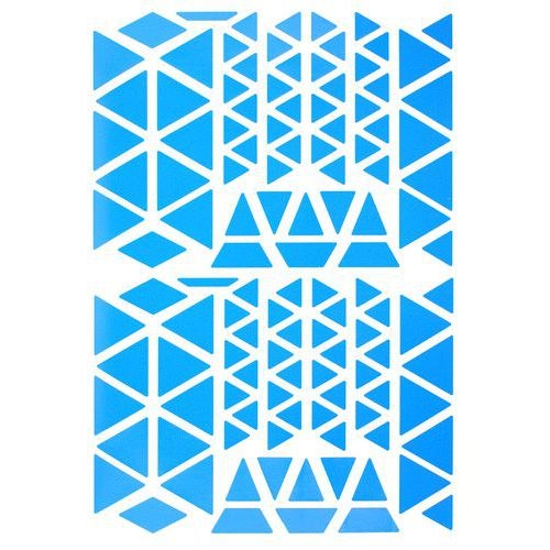 Pochette 40 feuilles gommettes (4800 gommettes) - triangulaires - Image 8