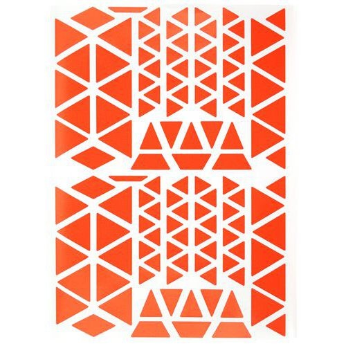 Pochette 40 feuilles gommettes (4800 gommettes) - triangulaires - Image 6