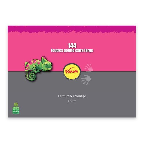 Schoolpack 144 feutres couleurs assorties - Image principale
