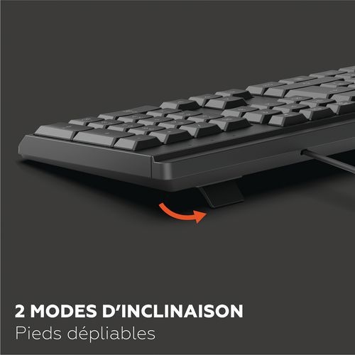 Ensemble Clavier + Souris avec pavé numérique filaire - Image 4