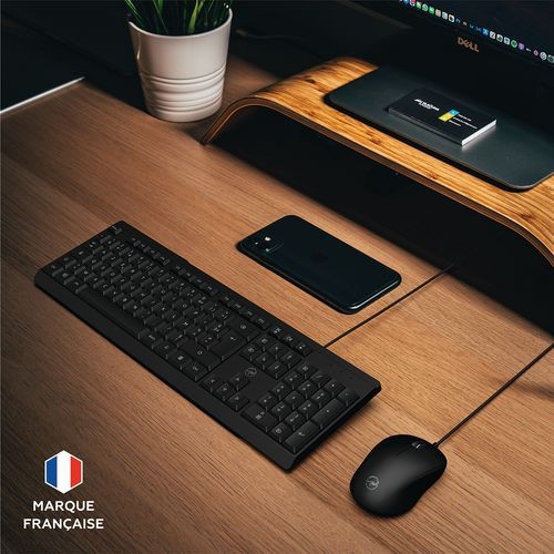 Ensemble Clavier + Souris avec pavé numérique filaire - Image 3
