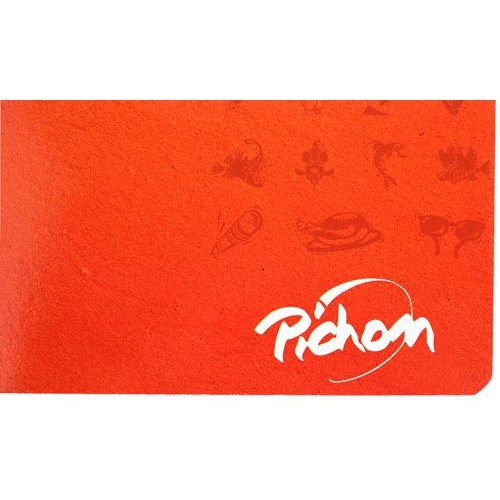 Cahier piqûre 96 pages 24x32 cm seyes super 90g - Rouge - Image 7