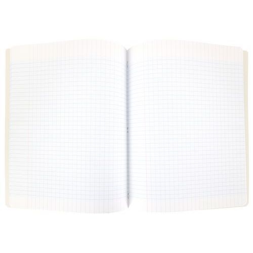 Cahier piqûre 96 pages 24x32 cm seyes super 90g - Rouge - Image 2
