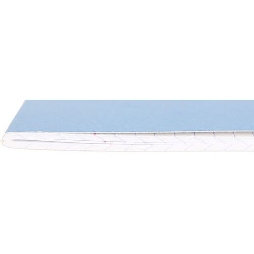 Cahier piqûre 96 pages 24x32 cm seyes super 90g - Bleu - Image 2