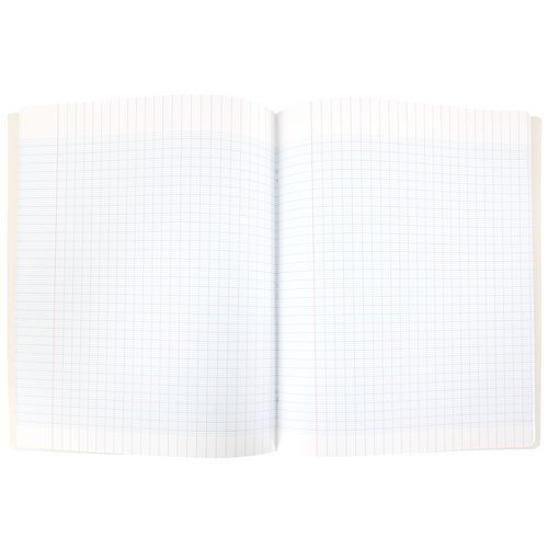 Cahier piqûre 96 pages 24x32 cm seyes super 90g - Bleu - Image 7