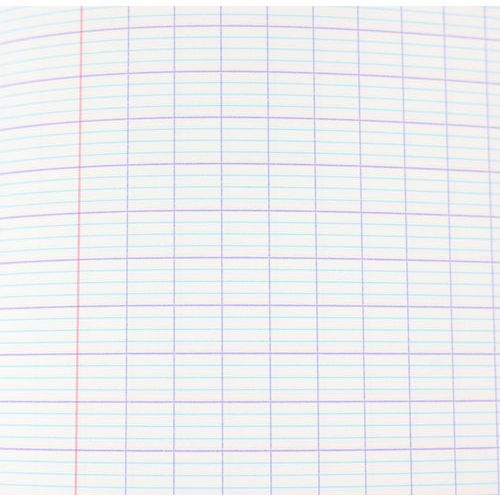 Cahier piqûre 96 pages 24x32 cm seyes super 90g - Bleu - Image 3