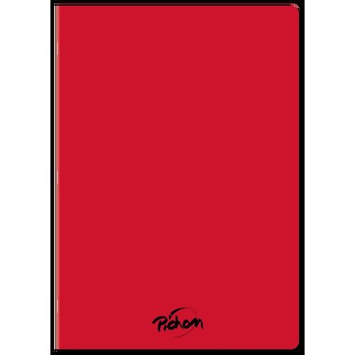 Cahier 96 pages Seyes 17x22 cm 80G - Polypropylène rouge - Image principale