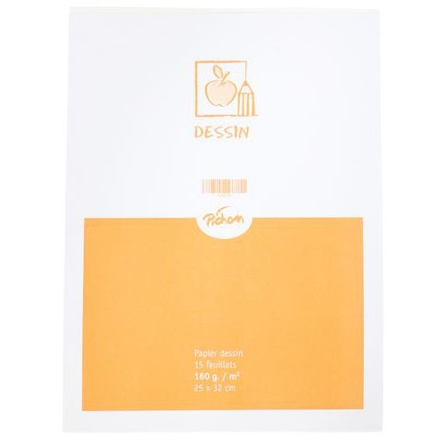 Feuille dessin blanc 160 g 25 x 32 cm gamme supérieure (Pochette de 15) - Image 4