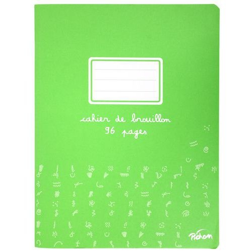 Cahier brouillon 96 pages papier extra blanc 17x22 cm 60g seyes - Image principale