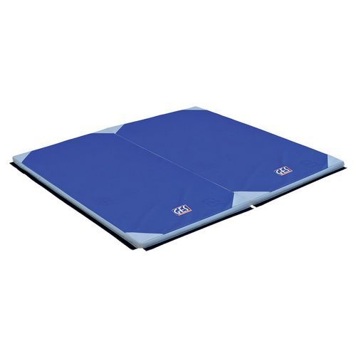 Tapis de gymnastique 200 x 100 cm associatif coins renforcés ges- 4 cm - Image 3