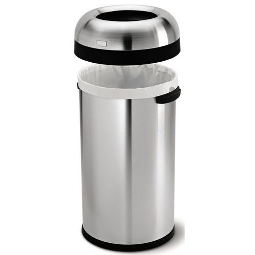 Poubelle Simplehuman Bullet-Top 60 L Aluminium - Image 2