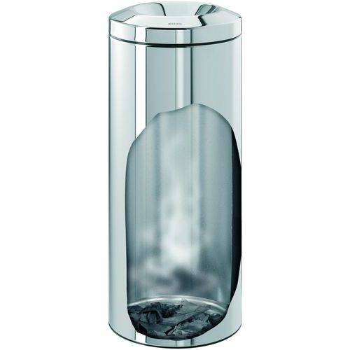 Poubelle à papier anti-feu - Inox - 30 L, Coloris : Gris - Image 2