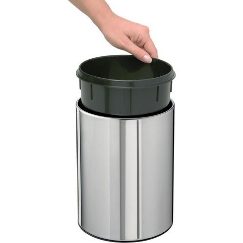 Poubelle murale Touch 3L inox - Image 3