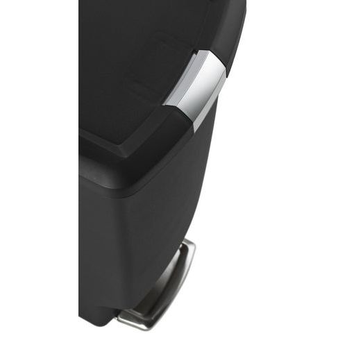 Poubelle Slim Step Can 40L, Coloris : Noir - Image 2