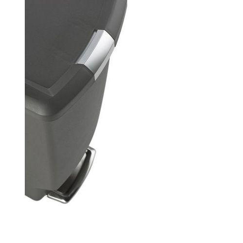 Poubelle Slim Step Can 40L, Coloris : Gris - Image 5
