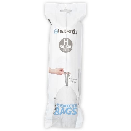 Lot de 120 Sacs 50-60L (H) Blanc - Image 3