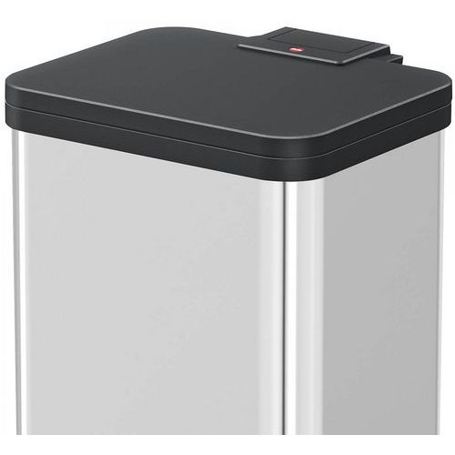 Poubelle ko Duo Plus M 2 x 9 L Inox - Hailo - Image 4