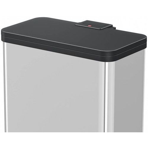 Poubelle Öko Trio Plus L 3 x 9 L - Hailo, Matériau : acier inoxydable - Image 6
