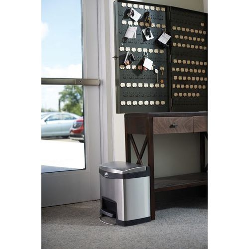 Collecteur Slim Jim Step On Front Step 15 L inox mat, noir - Image 5