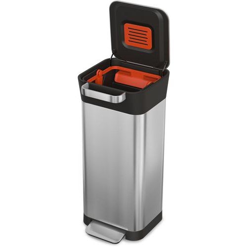 Poubelle Intelligent Waste Titan Slim 20L, Joseph argent - Image 4