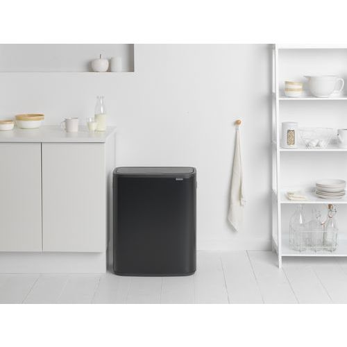 Poubelle Touch BO 60L noir mat - Image 6
