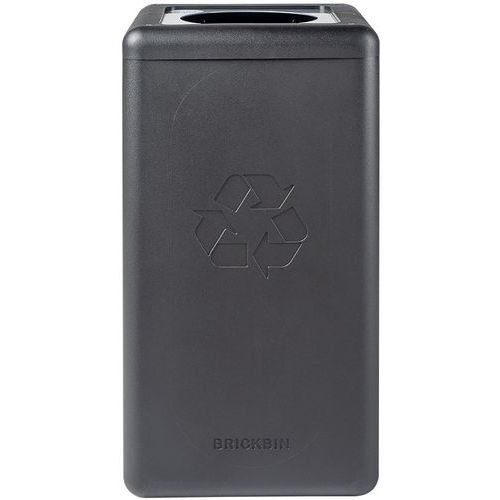 Poubelle circulaire BrickBin 65L Autres Déchets gris/noir - Image 2