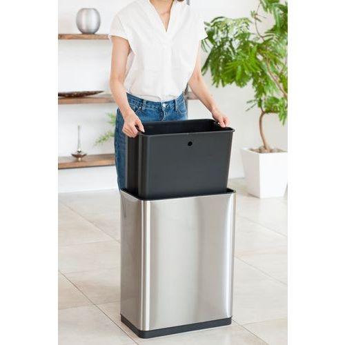Poubelle Deluxe Phantom Sensor Bin 45 L inox mat - Image 3