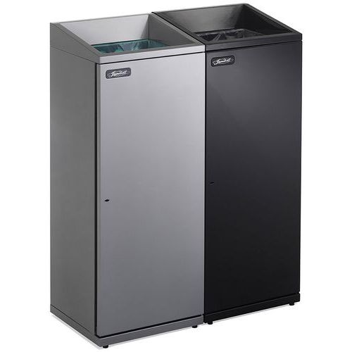 Poubelle 75.7L Janibell T330 argent - Image 2
