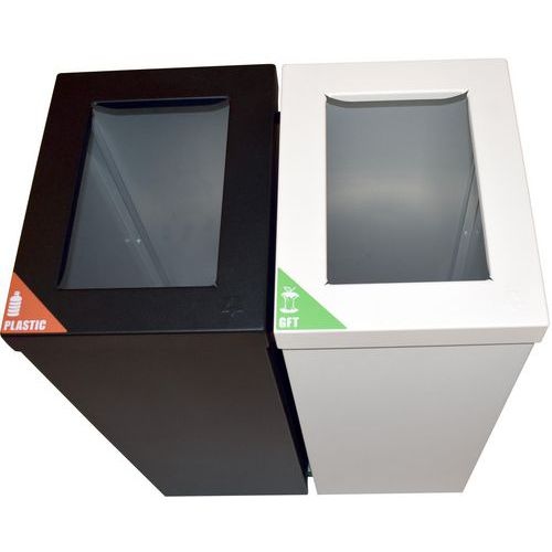 Poubelle RecycloFlex 60 L Blanc - Image 8