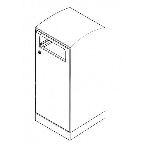 Poubelle pour l'extérieur Bica 711 100L - Image 2