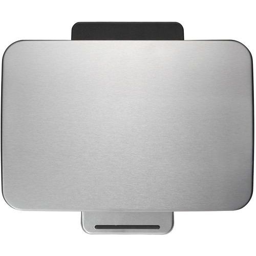 Poubelle à pédale E-Cube Tri-sélectif 10+9 L, Matériau : Inox - Image 2
