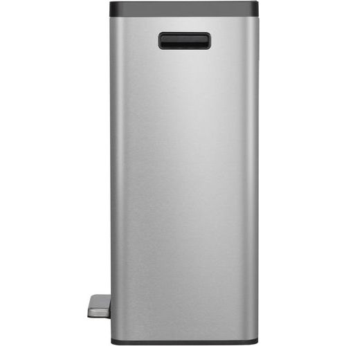 Poubelle à pédale Ecocasa II Recycling Step Bin 20+20 L inox - Image 8