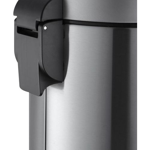 Poubelle à pédale Maggey 30L inox mat - Image 4