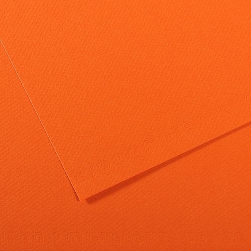 Papier dessin mi-teintes Canson 160 g - 50 x 65 - orange - Image principale