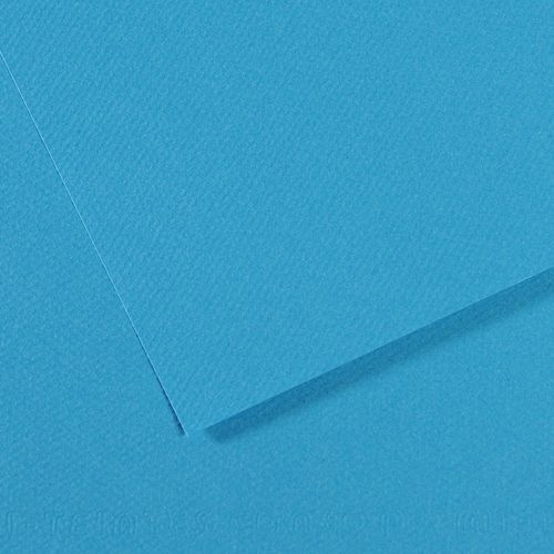 Papier dessin mi-teintes Canson 160 g - 50 x 65 - bleu turquoise - Image principale