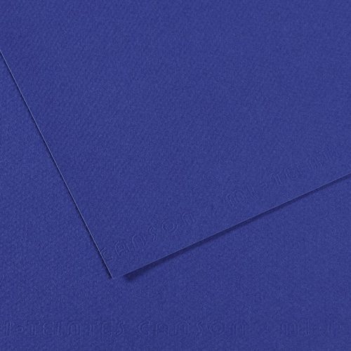 Papier dessin mi-teintes Canson 160 g - 50 x 65 - bleu outremer - Image principale