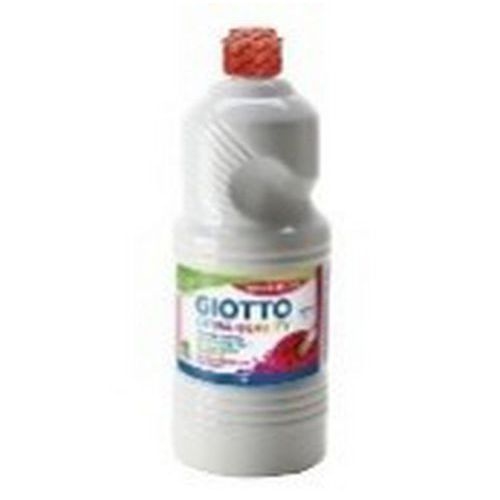 Flacon 1 litre gouache liquide giotto avec bouchon doseur - blanc - Image principale