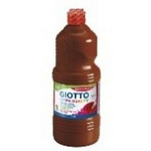 Flacon 1 litre gouache liquide giotto avec bouchon doseur - marron - Image principale